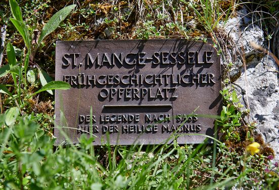 Das St. Mang Sessele in Oberletzen